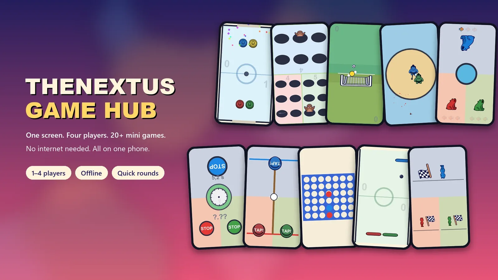 Thenextus Game Hub screenshot 1